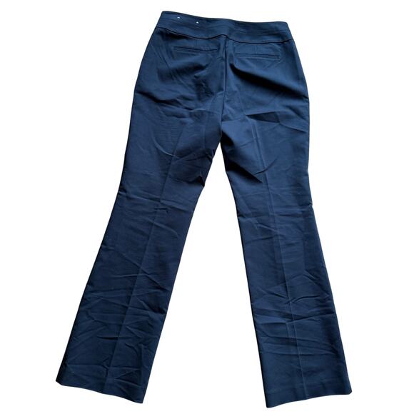 Ann Taylor Curvy Black Straight Leg Trouser Pants Size 6 Career Professional - Picture 8 of 9